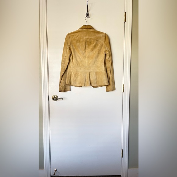 Y2K Tan Leather Banana Republic Jacket - Picture 3 of 16
